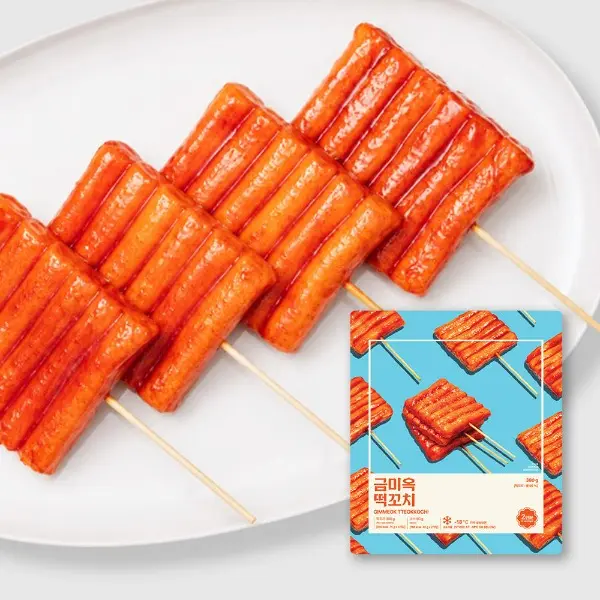[구매평] 금미옥 떡꼬치 (냉동), 380g, 1개